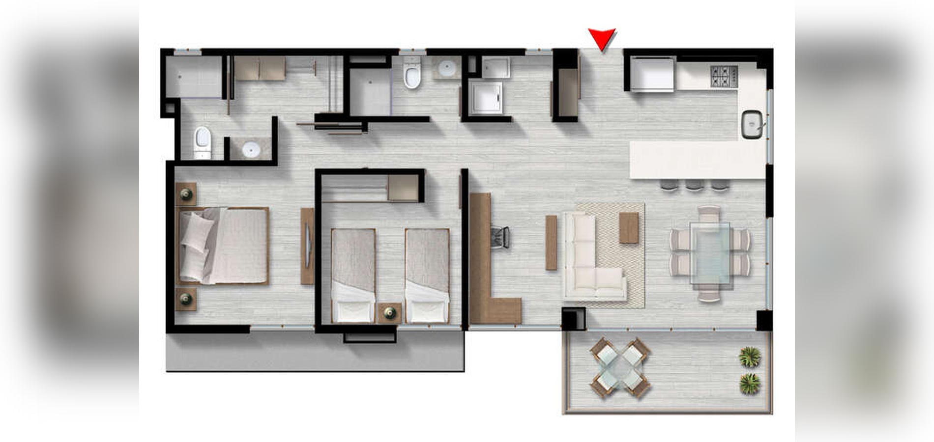 Serena Del Mar Palladio proyecto de vivienda-1