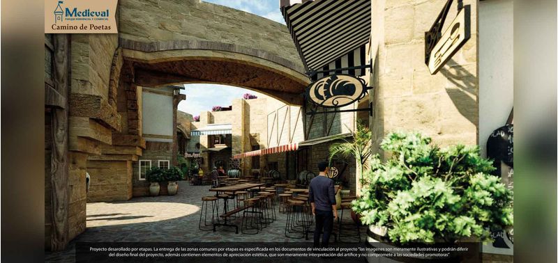 Medieval Parque Residencial Y Comercial proyecto de vivienda-0