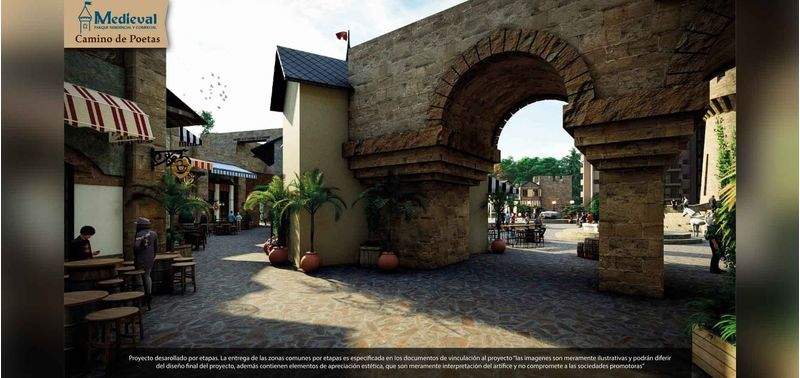 Medieval Parque Residencial Y Comercial proyecto de vivienda-1