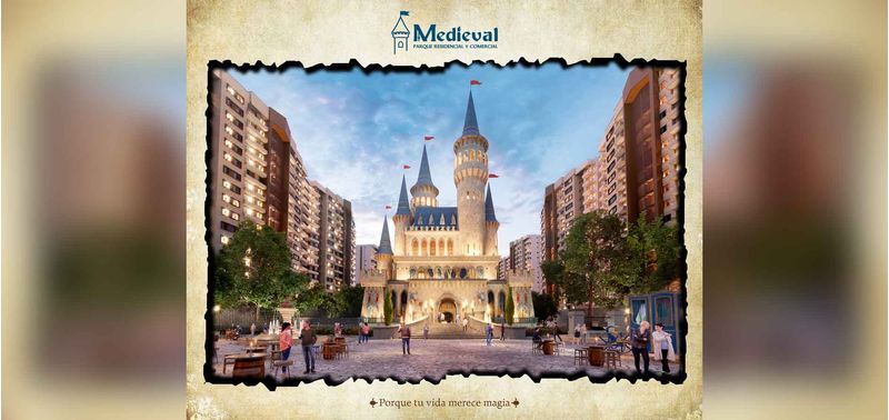 Medieval Parque Residencial Y Comercial proyecto de vivienda-2