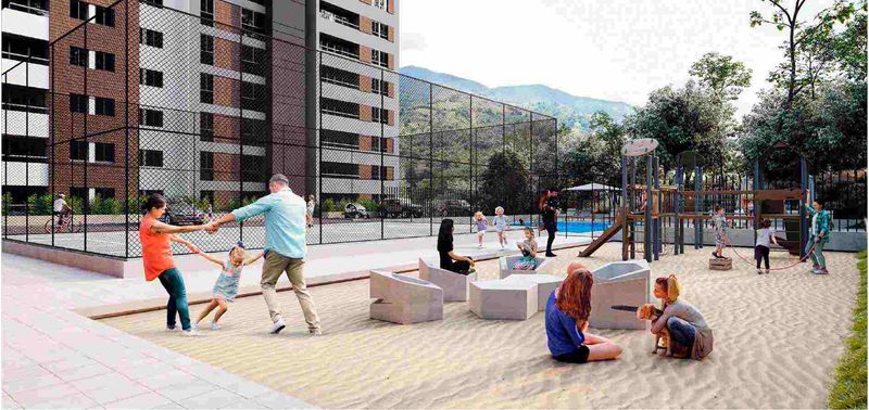 Entrepalmeras Living proyecto de vivienda