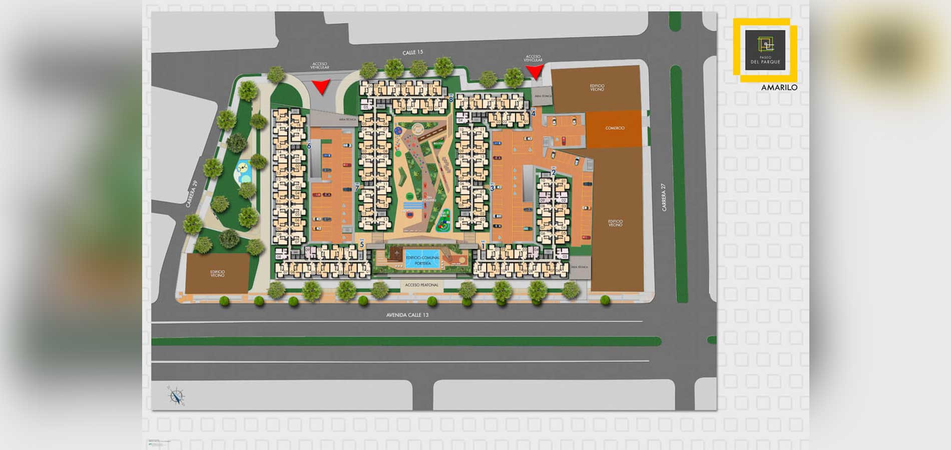 Paseo Del Parque proyecto de vivienda
