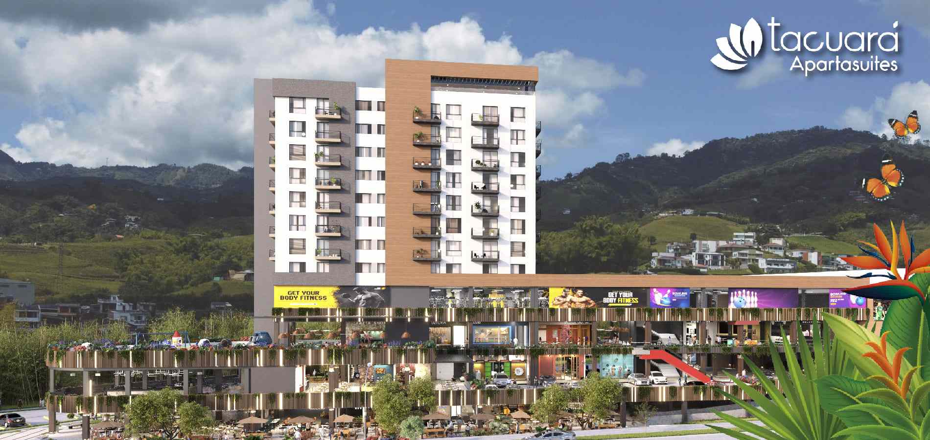 Tacuara Mall Suites proyecto de vivienda-0