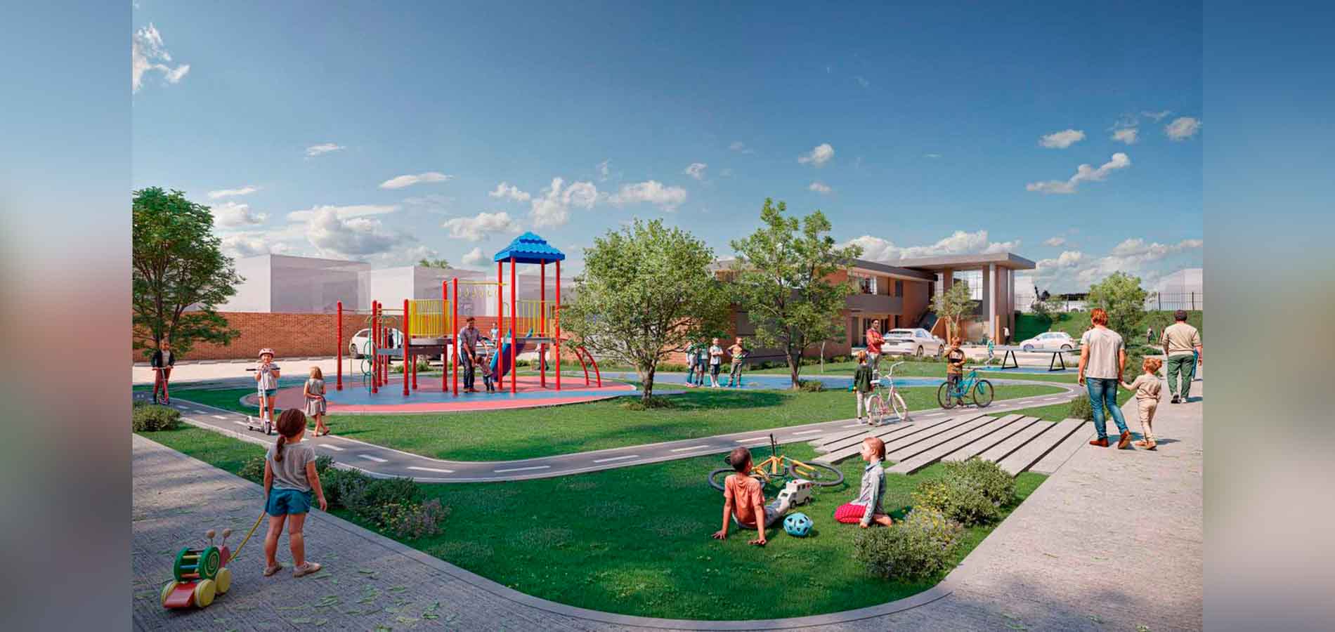 Caminos del parque proyecto de vivienda-1