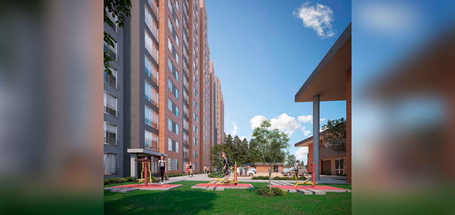 Caminos del parque proyecto de vivienda-2
