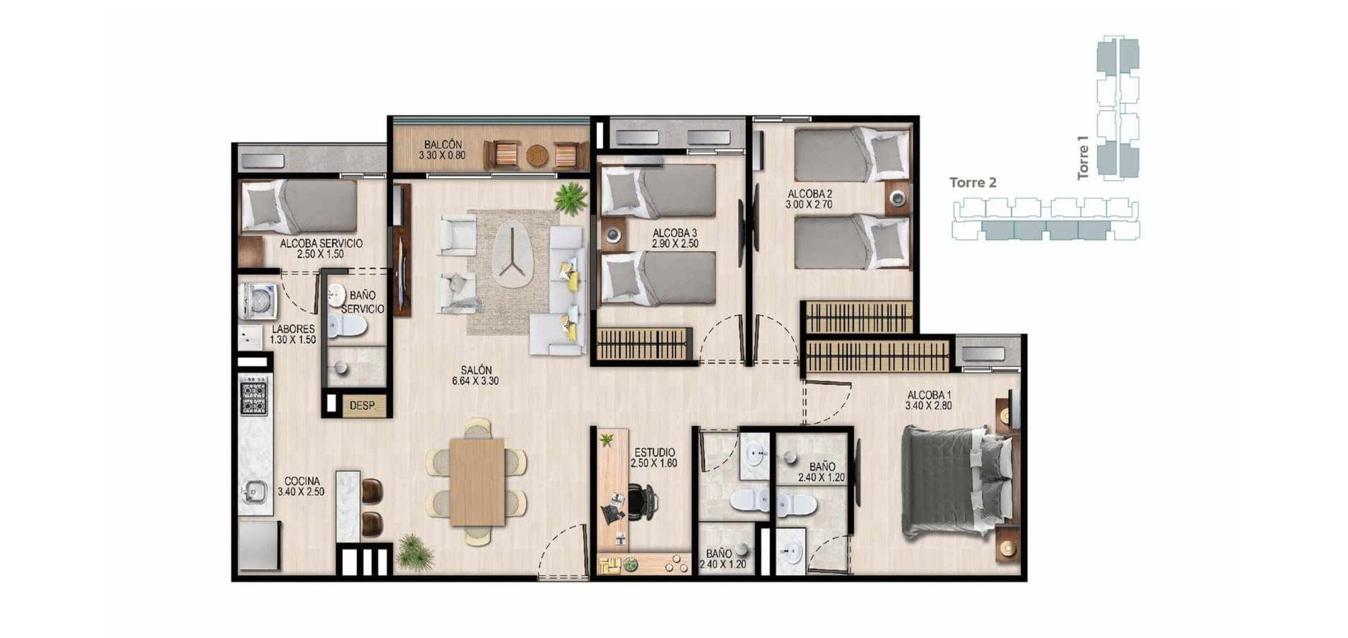 Foto Inmueble tipo Tipo B