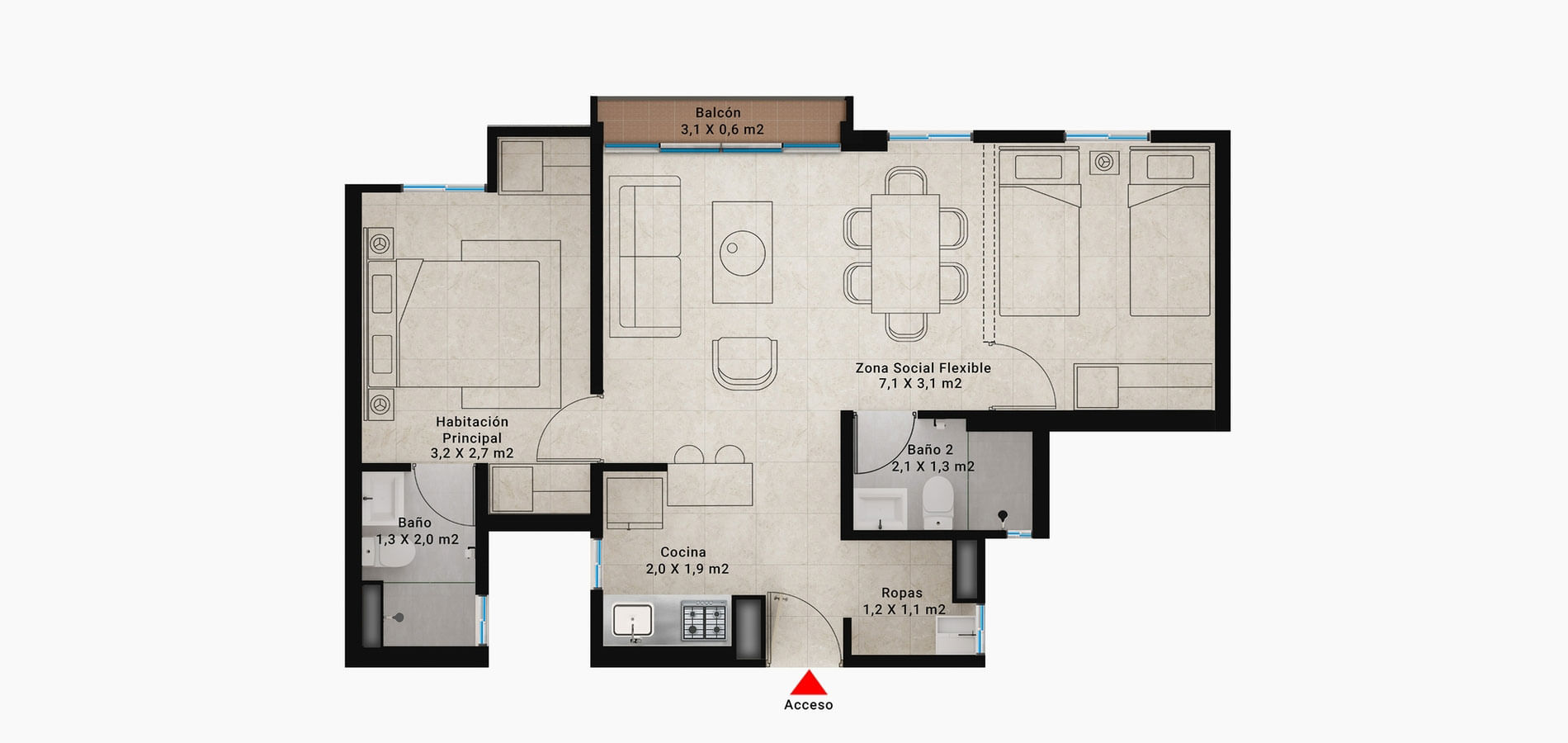 Foto Inmueble tipo Tipo A