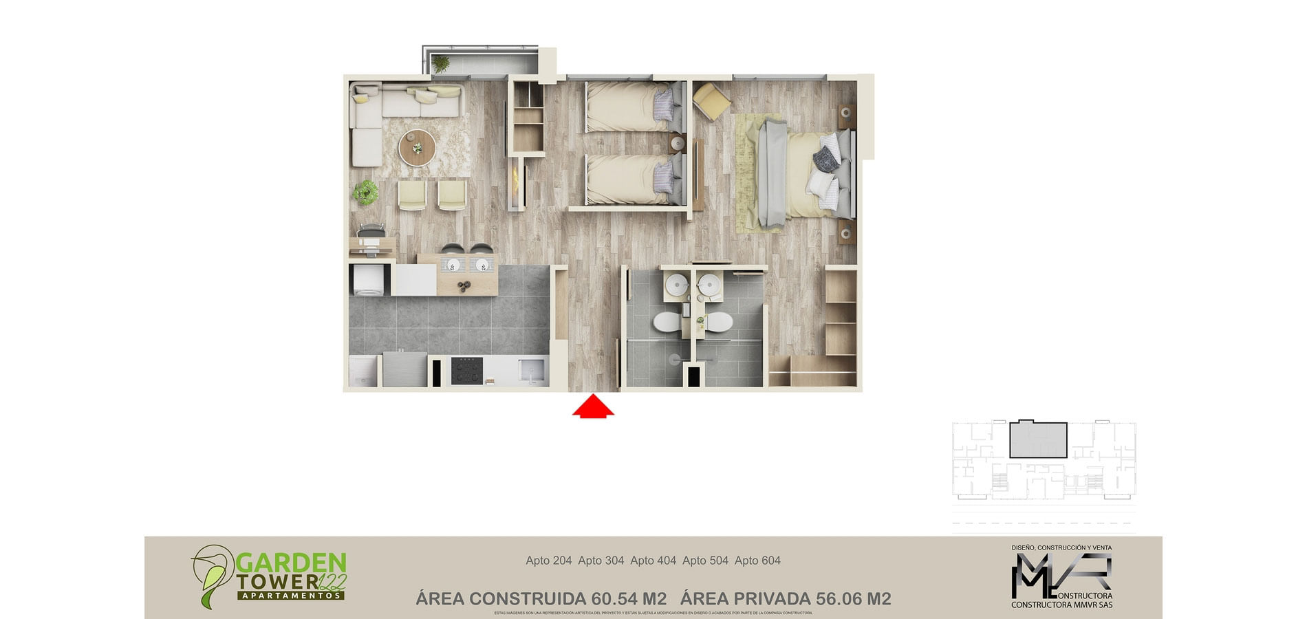 Foto Inmueble tipo Tipo B