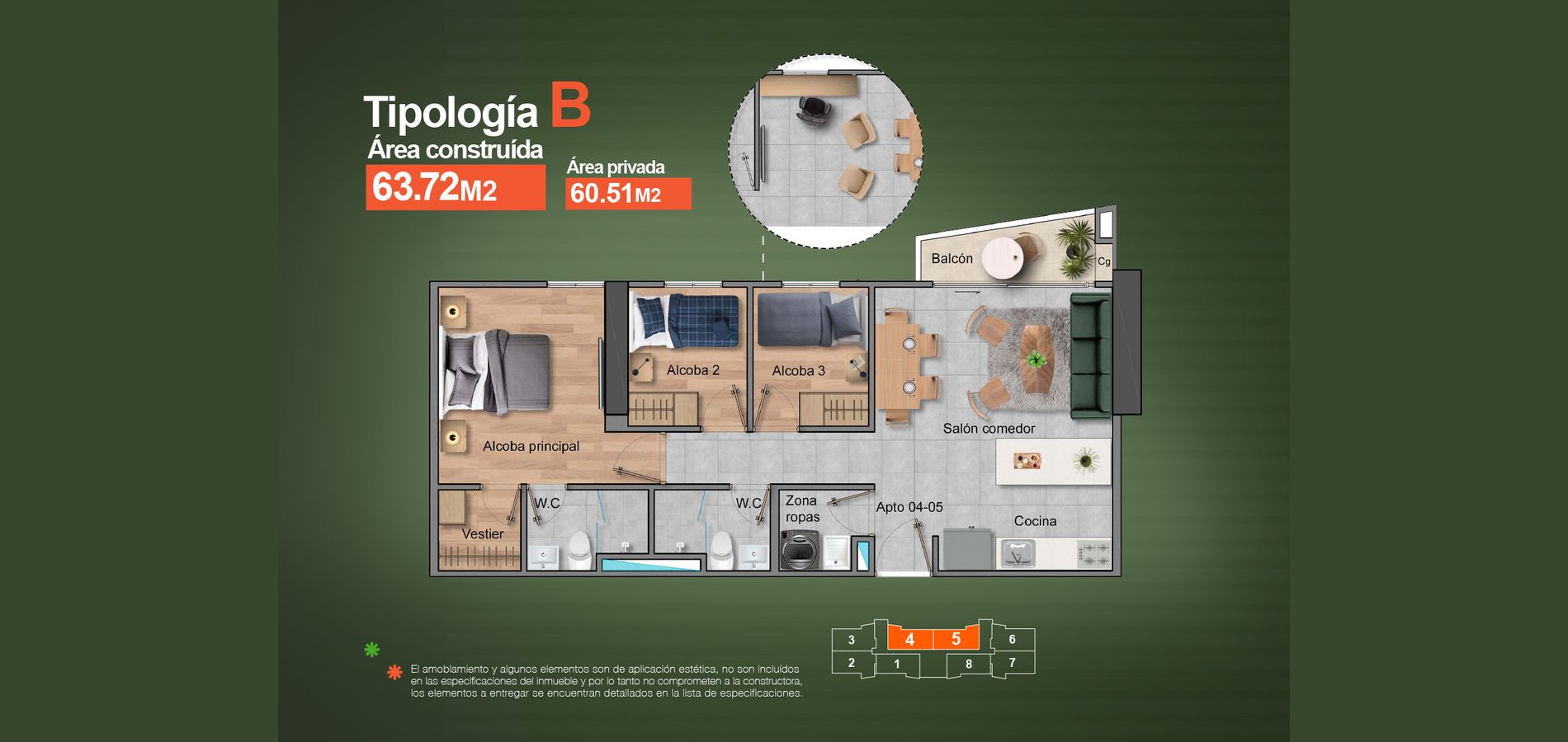 Foto Inmueble tipo Tipo B