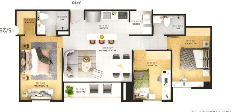 Apartamento en Venta en Bello, Bello-13