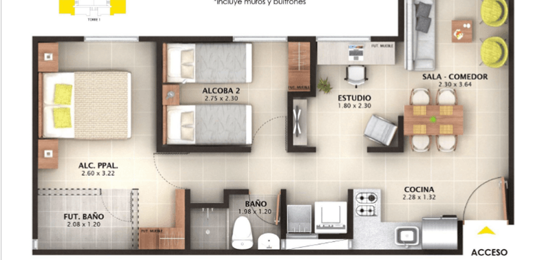 Apartamento en Venta en Sabaneta, Pan De Azucar-7
