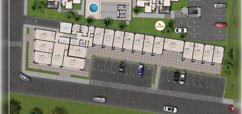 Locales en Venta Proyecto Palmanova Drive, Villeta-3