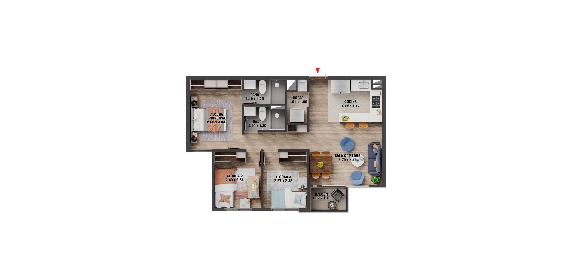 Foto Inmueble tipo Tipo A