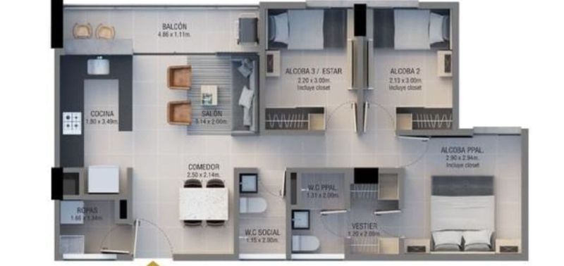 Apartamento en Venta en La Ceja, La Ceja-15