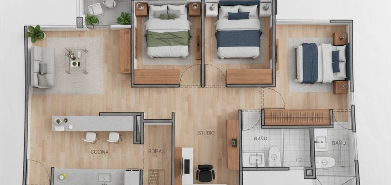 Apartamento en Venta en Cajicá, Cajicá-14
