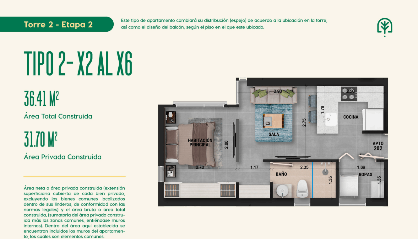 Foto Inmueble tipo Tipo B