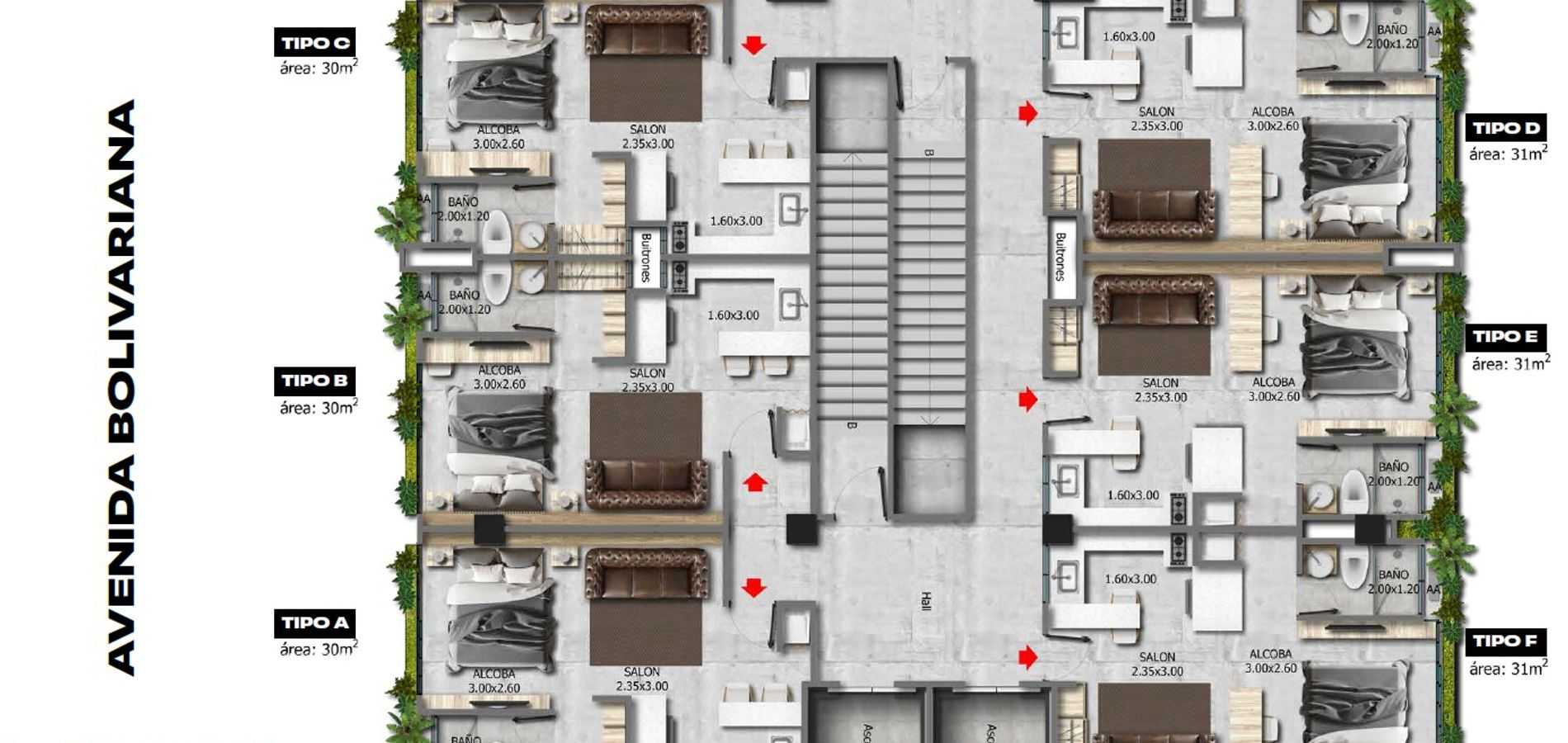 Apartamento en Venta en Medellín, Conquistadores-3