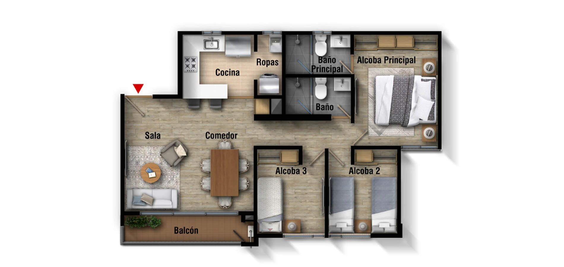 Foto Inmueble tipo Tipo B