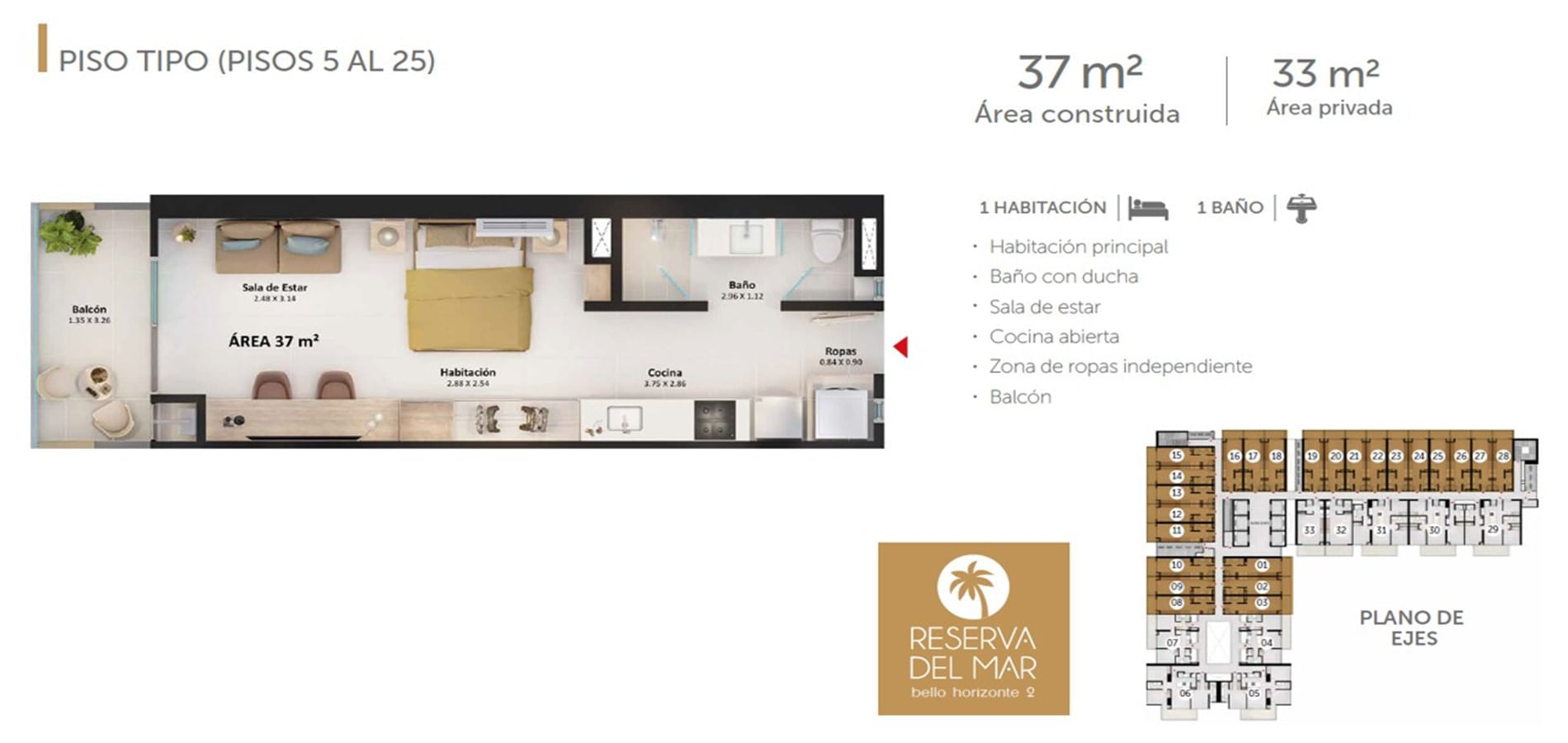 Apartamento en Venta en Santa Marta, pozos colorado-0