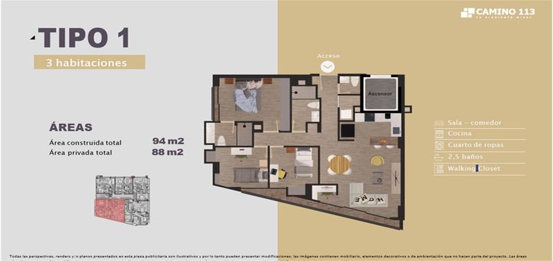 Apartamento en Venta en Bogotá, D.C., Santa Barbara Central-Usaquén-0