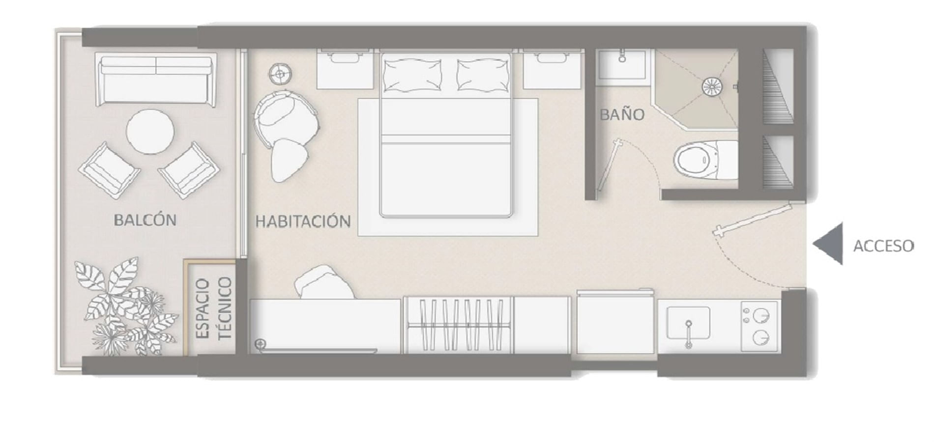 Apartamento en Venta en Santa Marta, Pozos Colorados-0