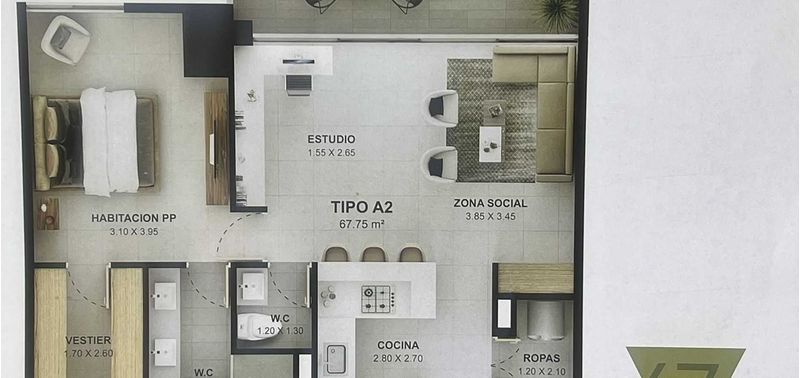 Apartamento en Venta en Medellín, El Poblado-1