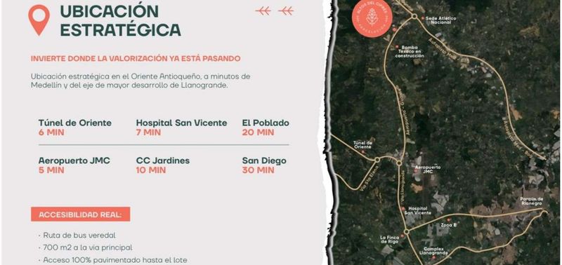 Lote en Venta en Rionegro, José María Córdoba-3