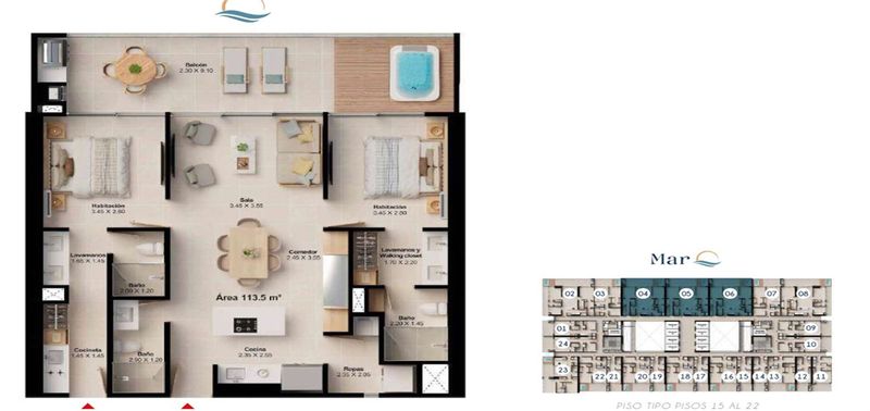 Apartamento para venta en Puerto Gaira Cesión de proyecto de vivienda-4