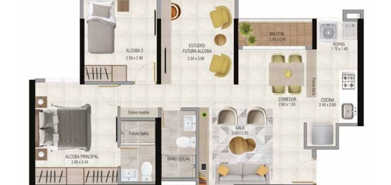 Apartamento en Venta en Rionegro, Rionegro-0