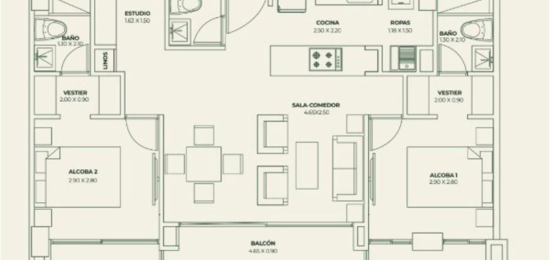Apartamento en Venta en Retiro, El Portento-0