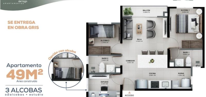Apartamento en Venta en Rionegro, Rionegro-10