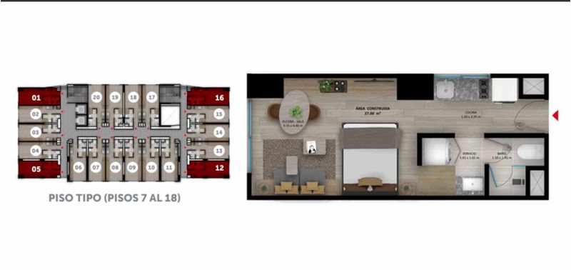 Apartamento en Venta en Bogotá, D.C., Puentelargo-14