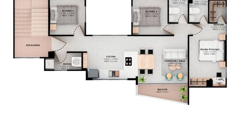 Apartamento en Venta en Medellín, Belén La Gloria-5