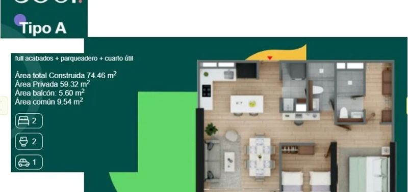 Apartamento en Venta en Envigado, El Escobero-4