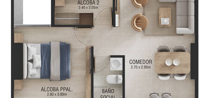 Apartamento en Venta en La Estrella, La Estrella