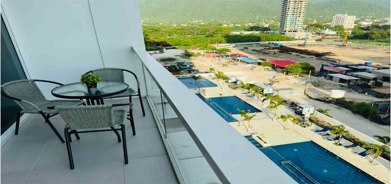 Apartamento en Venta en Santa Marta, pozos colorado-1