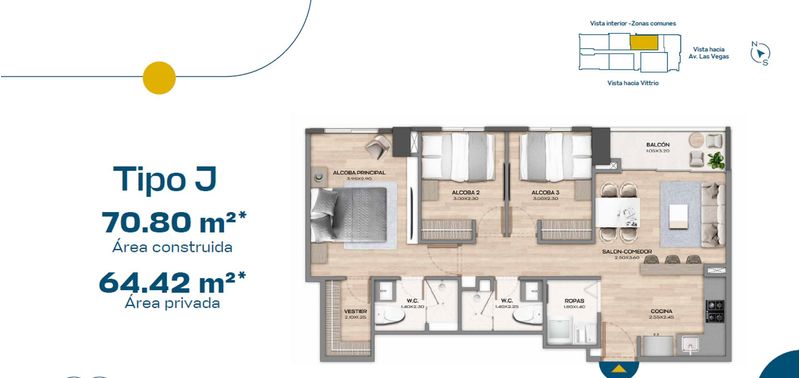 Apartamento en Venta en Envigado, Las Vegas-0