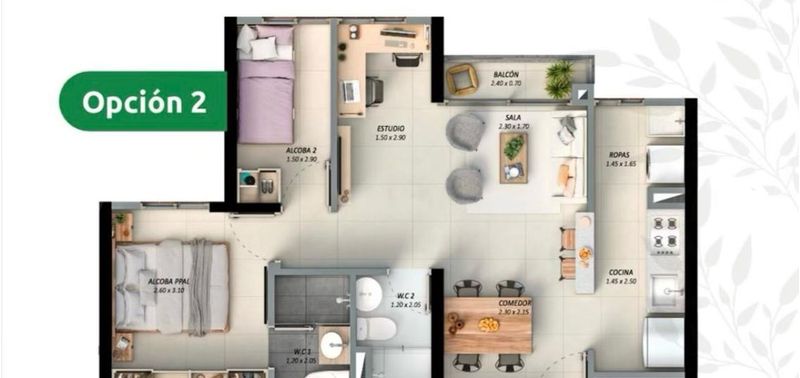 Apartamento en Venta en Bello, Villa Roca-4