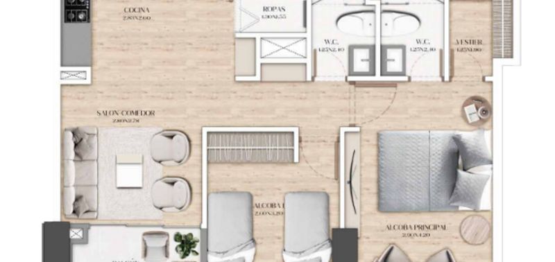Apartamento en Venta en Envigado, Mangos-4