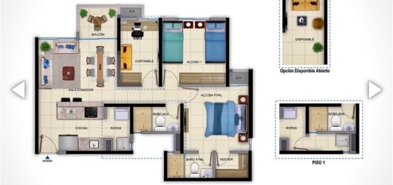 Apartamento en Venta en Cartagena De Indias, El Recreo-2