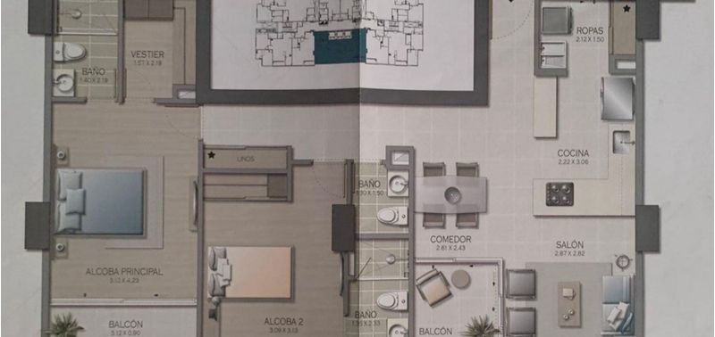 Apartamento en Venta en Medellín, Ciudad Del Rio-17